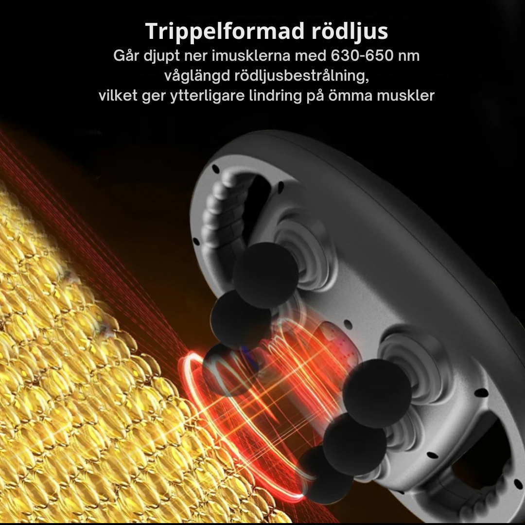 Massagerpistol - VibraFlex 6-Huvuden