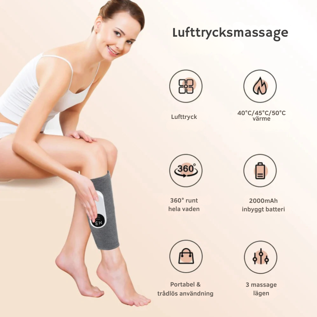 Lufttrycksmassager för Vaderna
