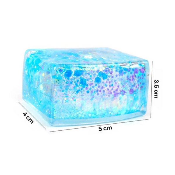 Squishy Stresskuber Glitter