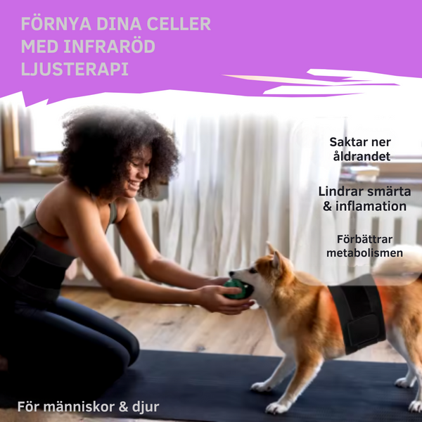 Röd Ljusterapiplatta