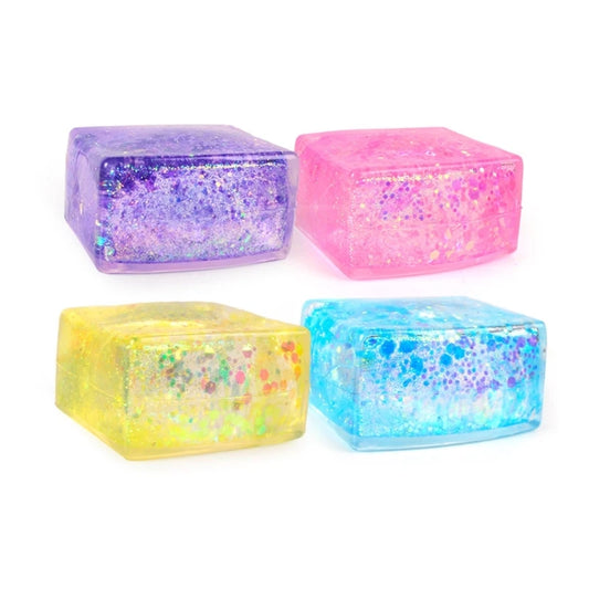 Squishy Stresskuber Glitter